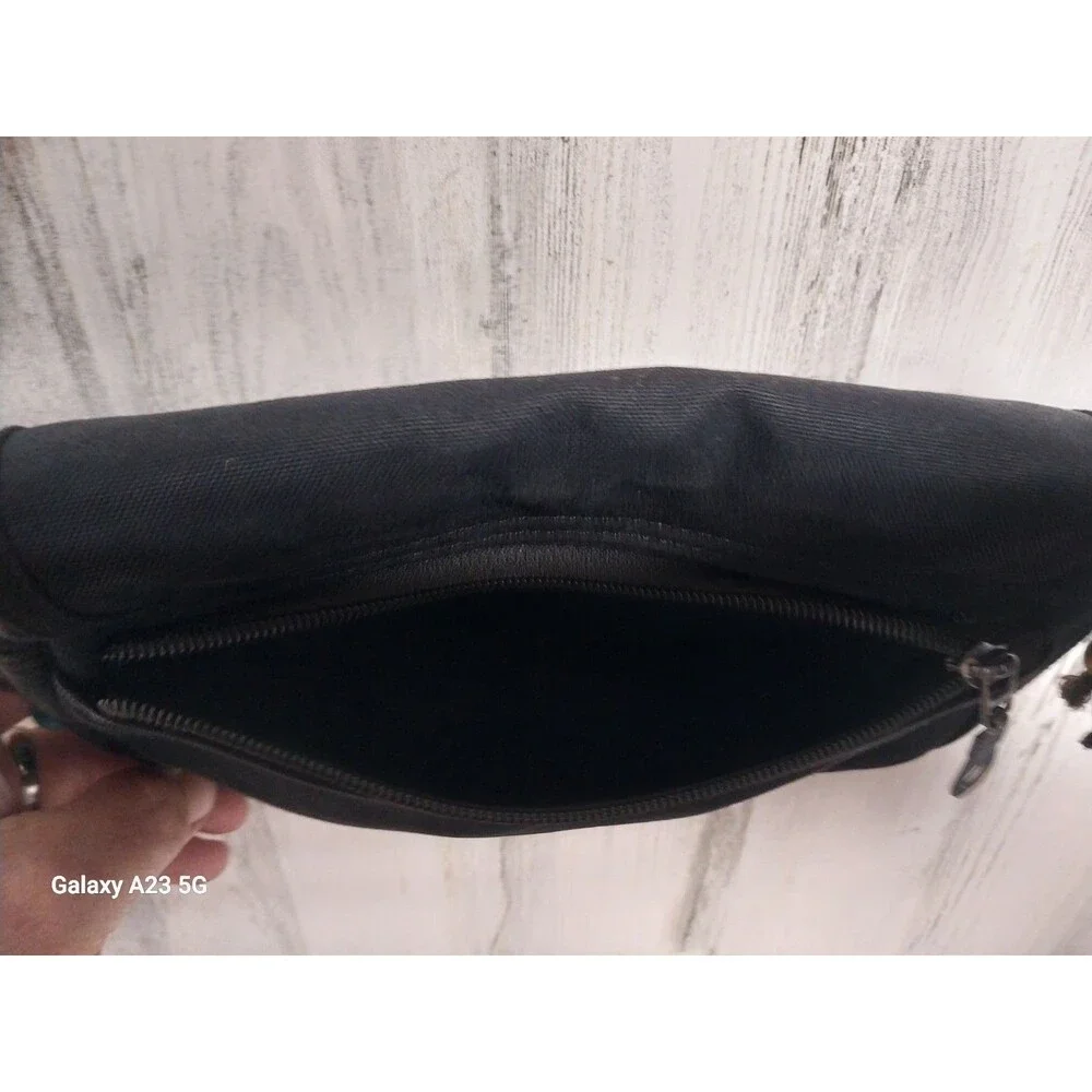 Gootium Small Black Canvas Crossbody Bag